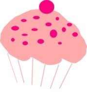 Pink Cupcake Clip Art N2