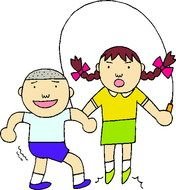Clip Art raquo Playing Children N4