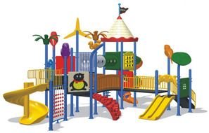 colorful school playground