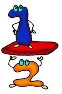 fanny cartoon Math symbols, 1/2, Fractions