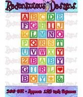 ABC Building Blocks Clip Art N7