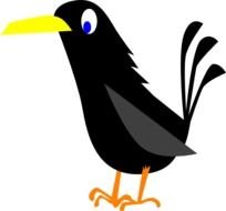 Cartoon Crow Clip Art