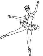 Galerie 1 Des Dessins De Danse agrave Colorier