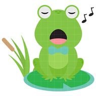 Cute Frog Clip Art N5