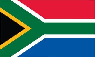 South African Flag drawing