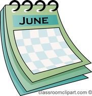 March Calendar Clip Art