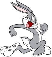 painted Bunny is running with great speed