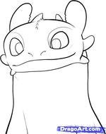 How To Train Your Dragon Toothless Drawing