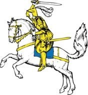 Knight On Horse Clip Art N3
