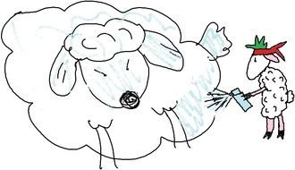 Lost Sheep drawing