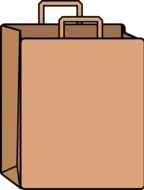 clipart of the shopping bag