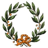 Laurel Wreath Clip Art drawing