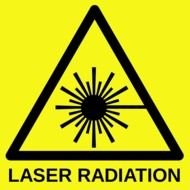 Ä°llustration of Laser radiation Symbol