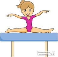 Gymnastics Clip Art N13