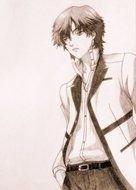 Anime Guy in jacket, drawing