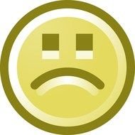 Smiley with Sorry Face, Clip Art