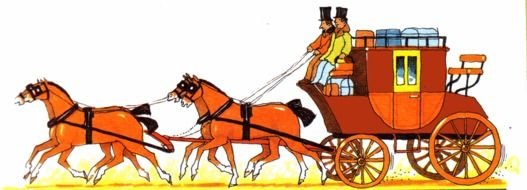 clipart of the horse carriage