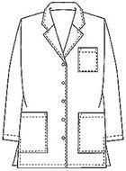 Cartoon Lab Coat drawing