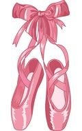 Ballet Pointe Shoes drawing