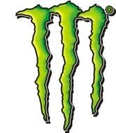 Monster Energy Logo Vector green drawing