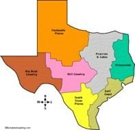 Texas Regions Map