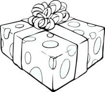 Gift Clip Art Black And White