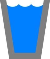 Water Glasses Clip Art
