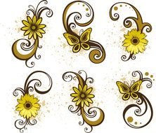 Vector Swirl Clip Art N4
