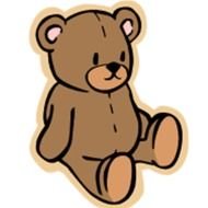 paper teddy bear
