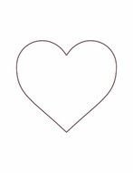 nice Heart Outline drawing