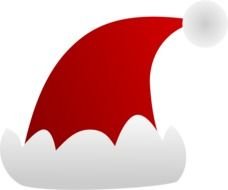 Clipart of Santa Hat