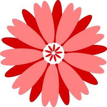 Flower Design Clip Art N4