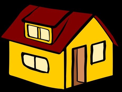 Yellow House Clip Art N2