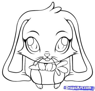 How To Draw Cute Cartoon Bunny
