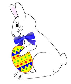 Easter Bunny Clip Art N36