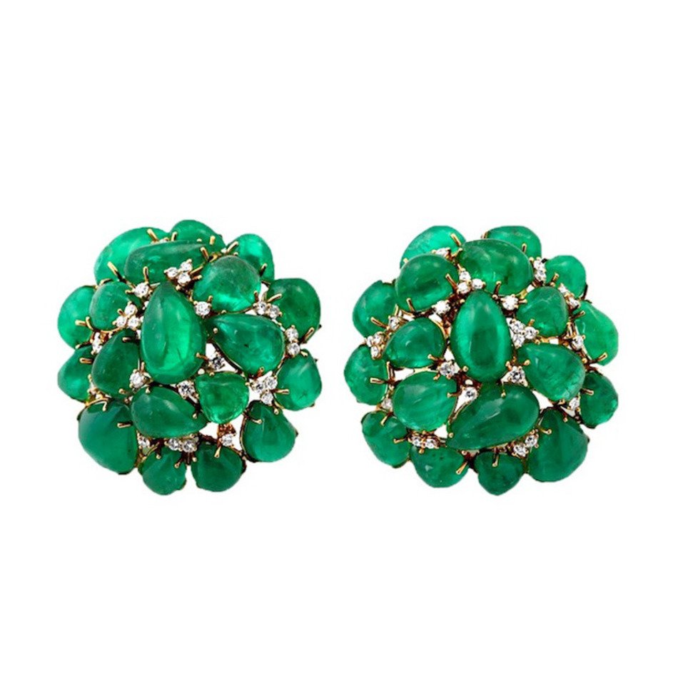 Emerald Cabochon Jewelry
