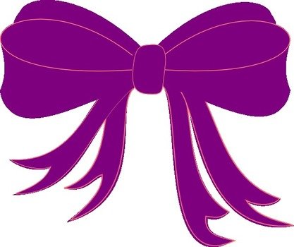 Pink Bow Clip Art N5