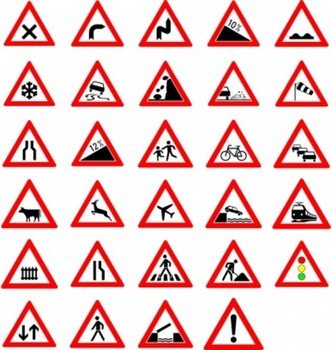 Road Signs Clip Art N17