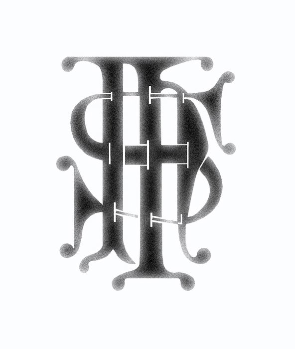 Monogram Letters Clip Art N4