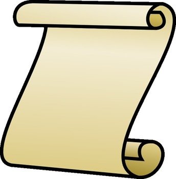 Paper Scroll Clip Art N5