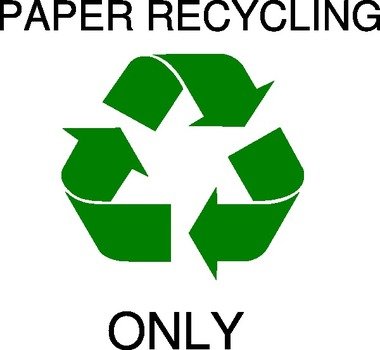 Recycle Paper Symbol Clip Art