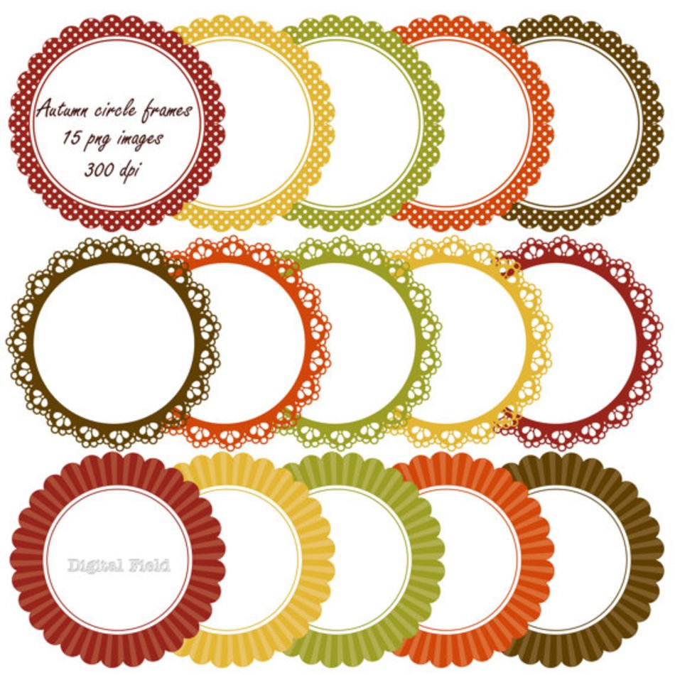 Label Frame Clip Art
