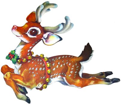 Christmas Reindeer Clip Art N11