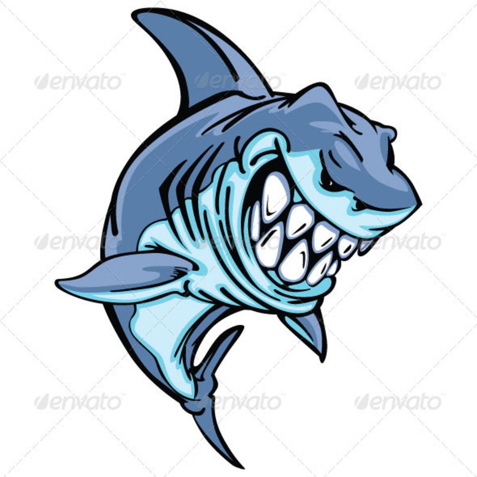 Cartoon Shark Clip Art N7