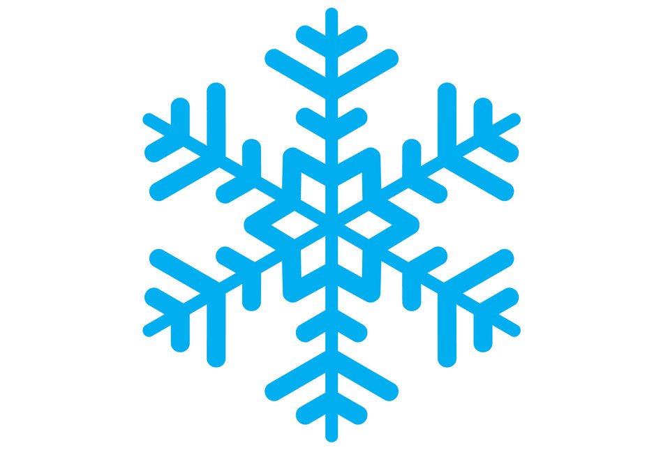 Simple Snowflake Clip Art
