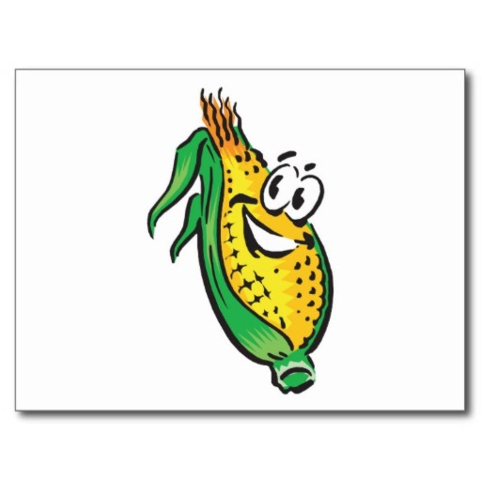 Cartoon Corn On The Cob N2