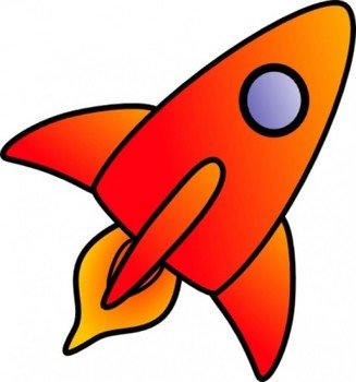 Cartoon Rocket Clip Art N6