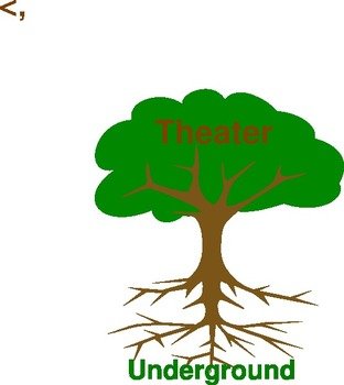 Cartoon Tree And Roots