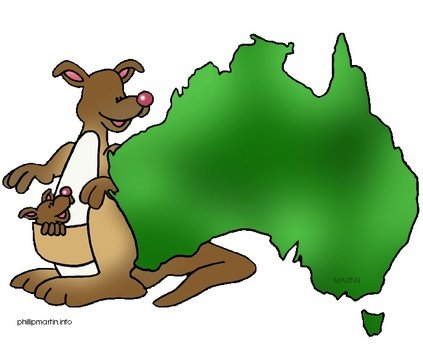 Australia Map Clip Art Free N3