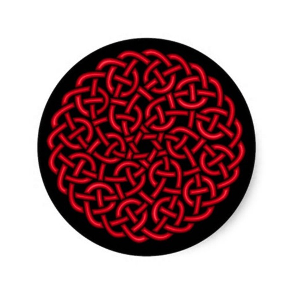 Red Celtic Knot